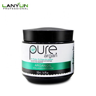 Hot sell Pure Argan Oil Hair  Treatment Care Products Keratin Hair Mask for damaged hair