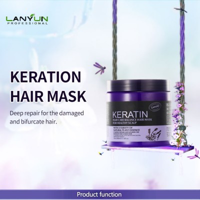 Best quality brazilian nut & lavender keratin hair treatment mask